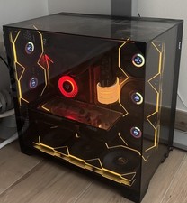 Lian Li O11 VISION COMPACT Black | PC-Gehäuse + LCD Lüfter + Strimer