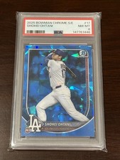 2025 Bowman Chrome Sapphire Edition Shohei Ohtani #17 PSA 8 NM-MT