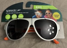 Speedo Kids grey Sunglasses UV 400 Polarized shatter resistant Lens 3 