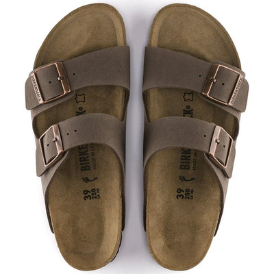 Birkenstock Arizona Soft Footbed Mocha Birko-Flor Sandals Unisex Shoes