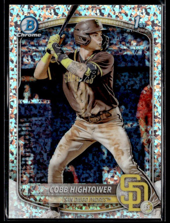 Cobb Hightower 2025 Bowman Chrome 1st Mini Diamond Refractor #BCP-104 Padres