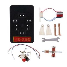 DIY Simple DC Electric Motor Model Assemble Kit for Kids Physics Science Toys