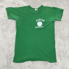 VTG 70s Gold Tag Russell Athletic Tshirt 100 Cotton MENS SMALL tag L, Shrunk 