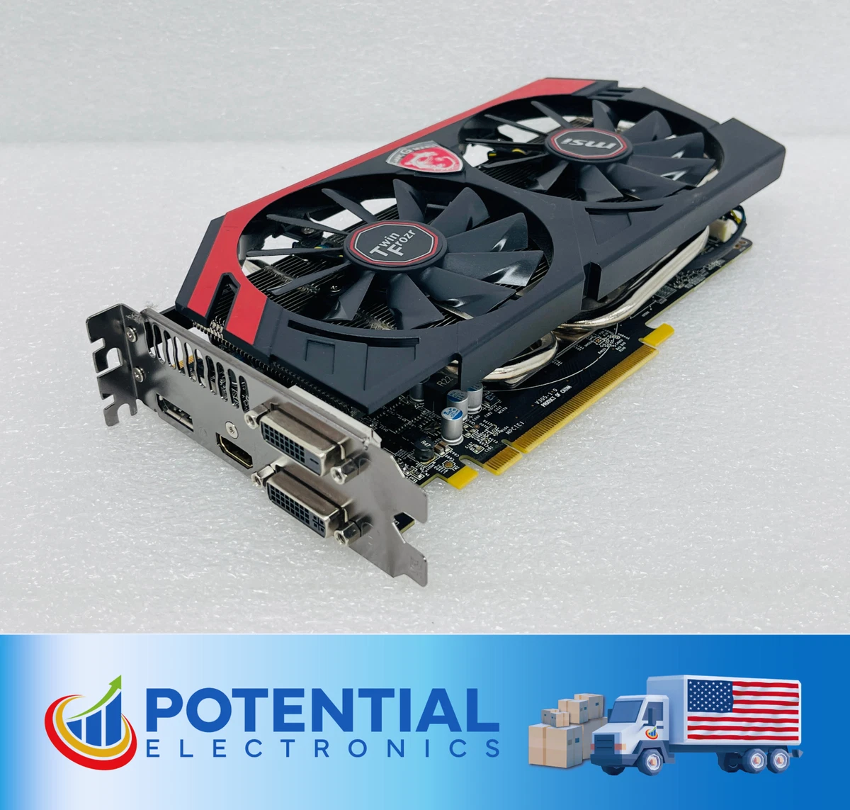 MSI AMD Radeon R9 270X 2 GB Memory Computer Graphics Cards for