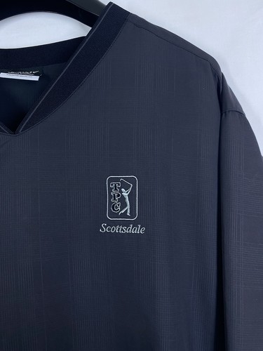 Nike Golf Windbreaker Mens XL V-Neck TPC Scottsdale Course Pullover Windbreaker