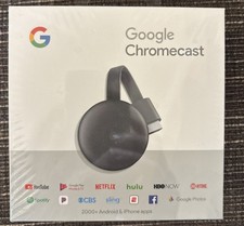 Google Chromecast 3rd Generation GA00439-US Streaming Media Player Sealed NEW
