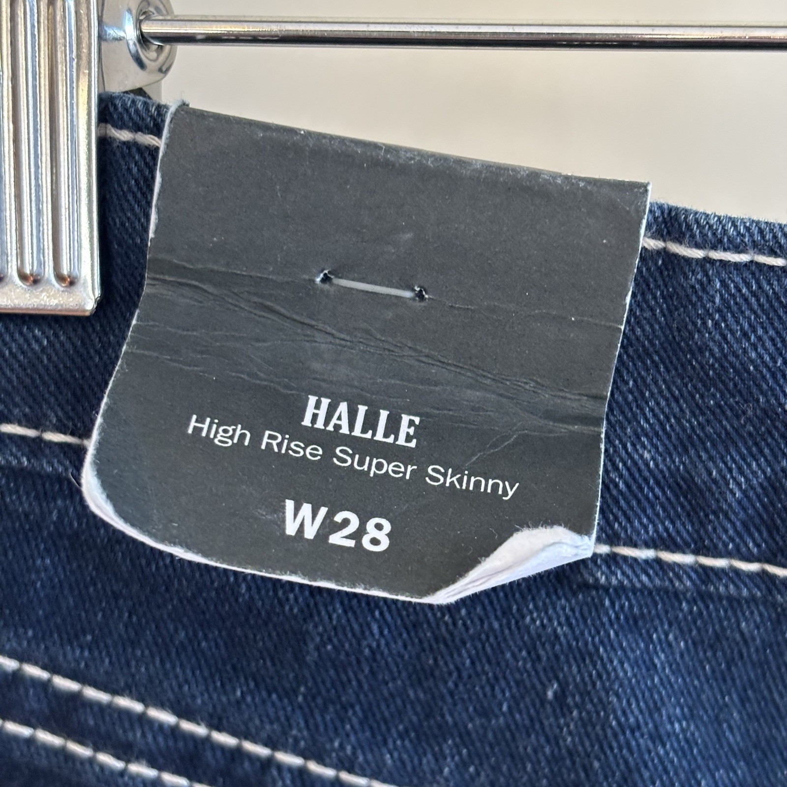 True Religion Halle High Rise Super Skinny World Tour Jeans Women’s Size 28x28 thumbnail 3