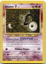 Unown V Neo Destiny #089/105 Pokemon TCG Card MP