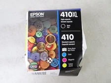Genuine Epson 410XL 410 Ink Cartridges 5 Pack Combo Black Photo Black Color 2028