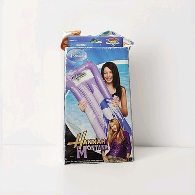 Disney HANNAH MONTANA 4ft Swim Raft Pool Water Fun Vinyl  NEW / Boxed BIG TIME