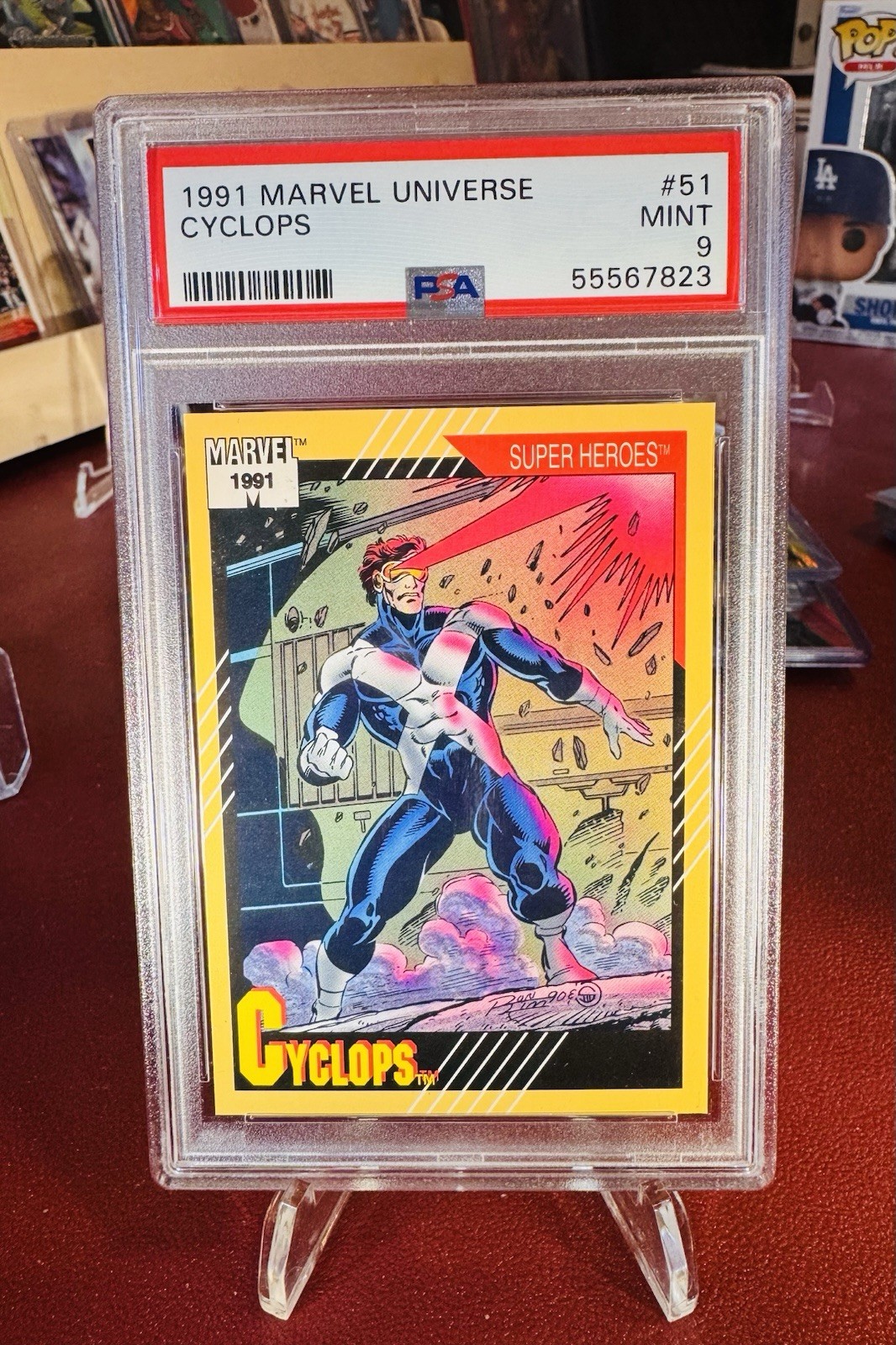 1991 MARVEL UNIVERSE #51 CYCLOPS PSA 9 🔥🔥🔥