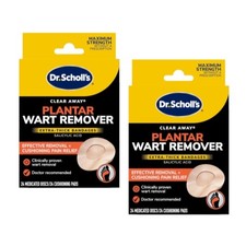 2 Pack Dr. Scholls Clear Away Wart Remover Plantar 24 Each