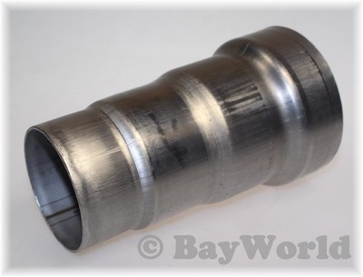 1 x Auspuff Reduzierungsstück Adapter Rohrverbinder 65-70-78-90mm V2A Edelstahl