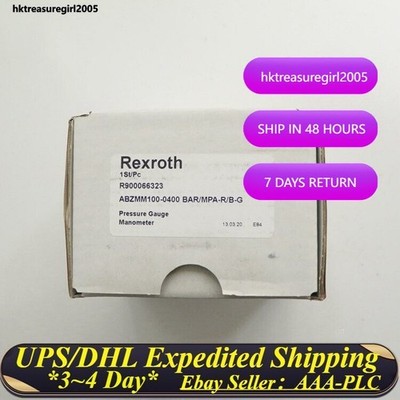 Expedited Shipping Rexroth R900066323 ABZMM100-400 BAR/MPA-R/B-G pressure gage