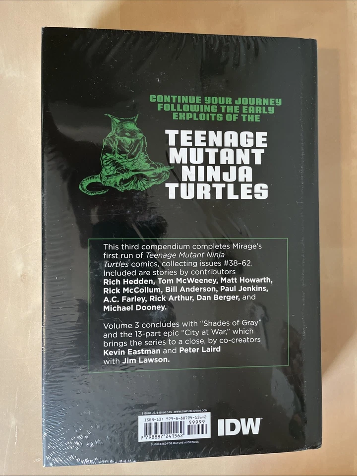 IDW Comics ‘Teenage Mutant Ninja Turtles Compendium Vol. 3’ (2024) HC - Image 4 of 4