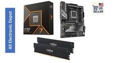 New AMD Ryzen 7 9700X Gigabyte B650 Gaming X AX v2 Crucial Pro 32GB DDR5 6000