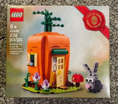 LEGO 40449 Easter Bunny s Carrot House   New Sealed   Limited GWP   Seasonal Set