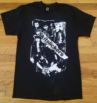 SKITSLICKERS T-Shirt Swedish Hardcore Punk D Beat Crust Band Merch Tee UK