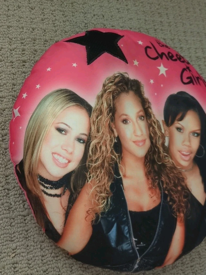 "Altavoz fotorreal vintage de 12"" rosa The Cheetah Girls almohada cuervo raro difícil de encontrar" Foto 3 de 4