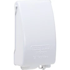 TayMac MX4280WH Weatherproof Metallic Low Profile While-In-Use Device cover