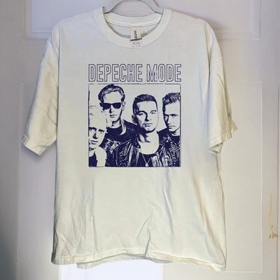 Depeche Mode - 80s Aesthetic Original Band T-Shirt White Unisex S-5XL