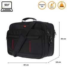 XXL 40x30x18 cm Flugbegleiter Arbeitstasche Herrentasche Tasche Messenger UNI