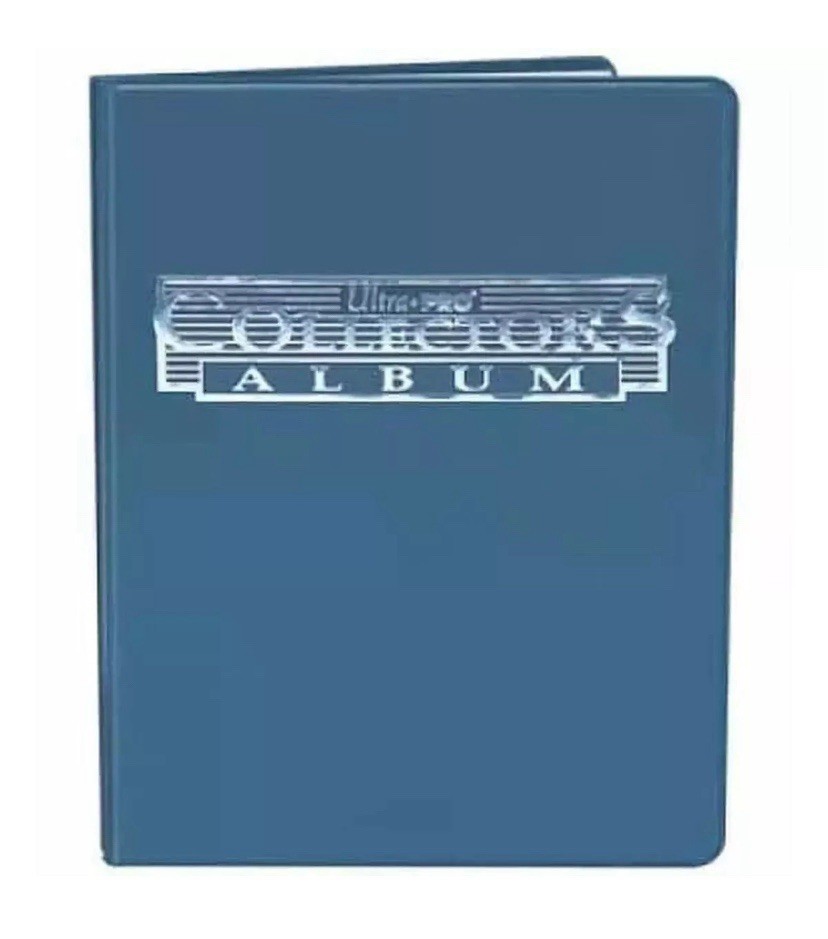 album raccoglitore carte pokemon Yu gi oh  Magic Ultra Pro binder blu 9 Tasche