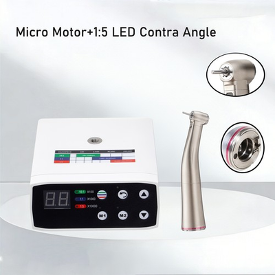 #ad Dental Electric LED Brushless Micro Motor 1:1 1:5 Increasing Handpiece $174.99