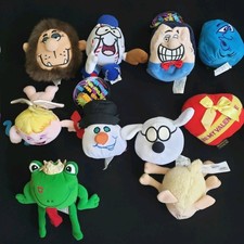 Vintage Lot Of 10 Vintage Silly Slammers Toys 2 With Tags Rare 1990's