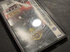 CrimeWave (Sega Saturn, 1997) Complete CIB with Registration Card Tested & Works