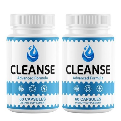 (2 Pack) Clean Gut Capsules for Advanced Probiotic & Gut Health Support 60ct