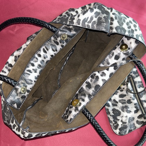 Marc By Marc Jacobs Workwear Animal Print Black & Gray Shoulder Bag - Picture 24 of 24