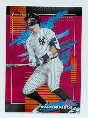 2025 Topps Finest Aaron Judge Pink Uncommon /250 #199