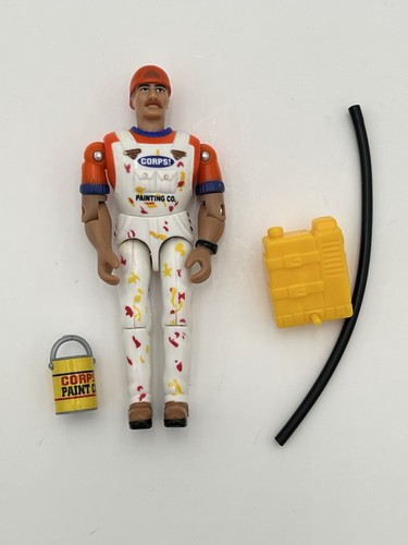 1999 The Corps Construction Crew 3.75" Painter Figure w/ Accessories Lanard