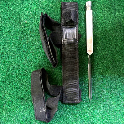 Stainless China Stainless Steel Push Spike Dagger w/ Nylon Sheath Leg Straps