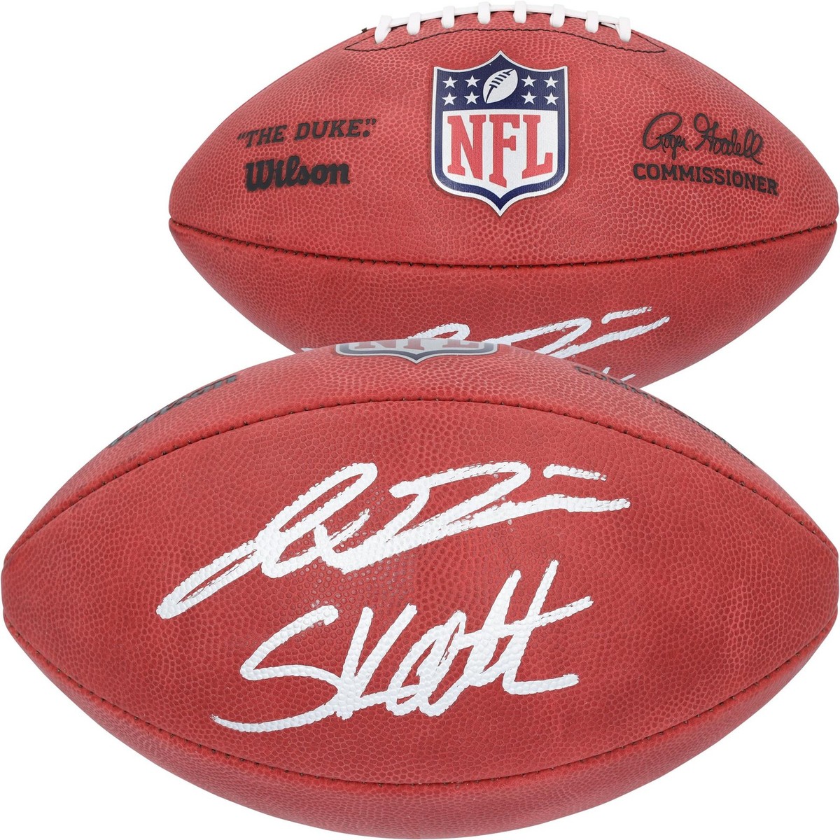 Jaxson Dart and Cam Skattebo New York Giants Signed Full Color