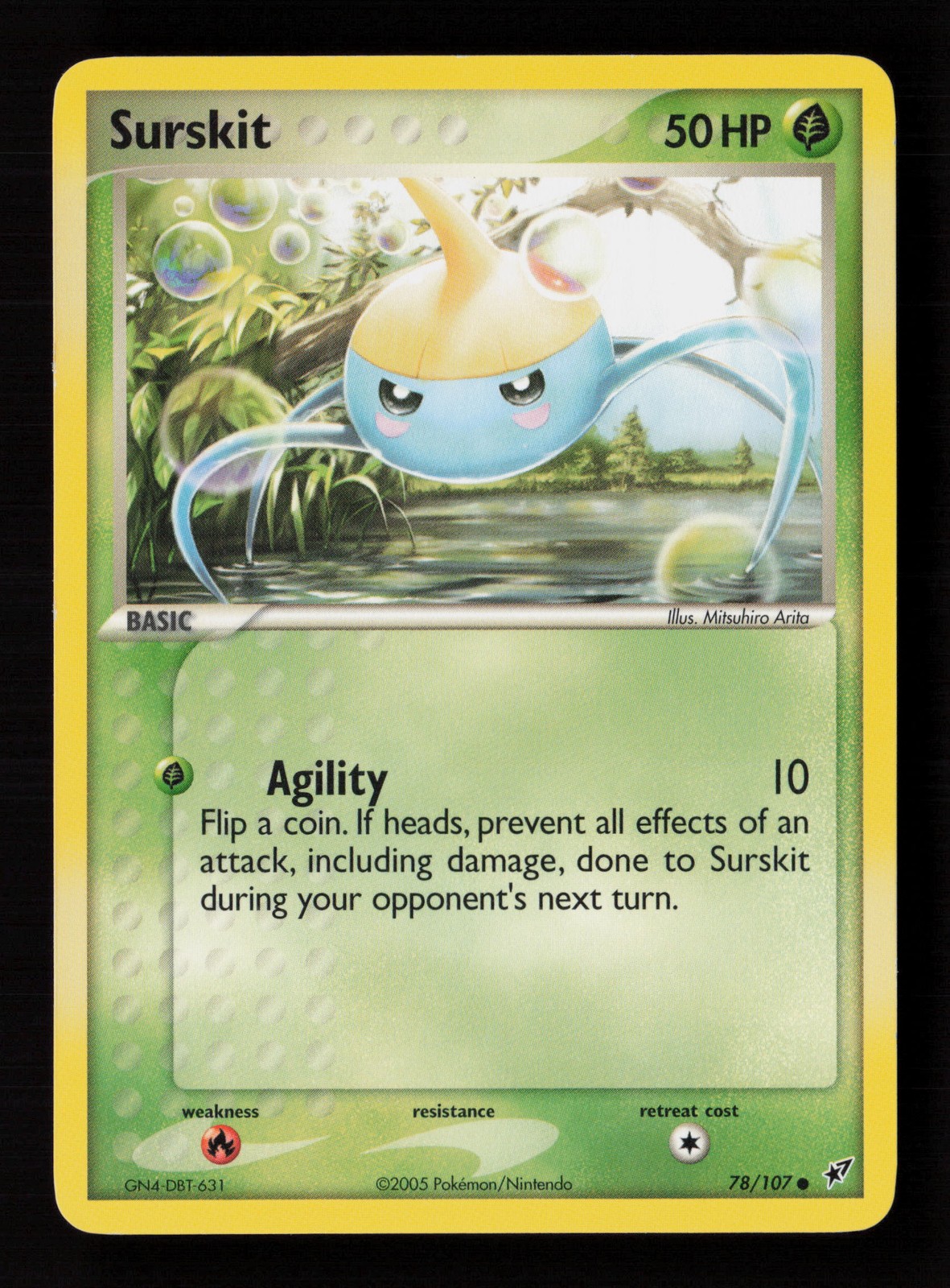 Surskit 78/107 Deoxys Pokemon Card -B6