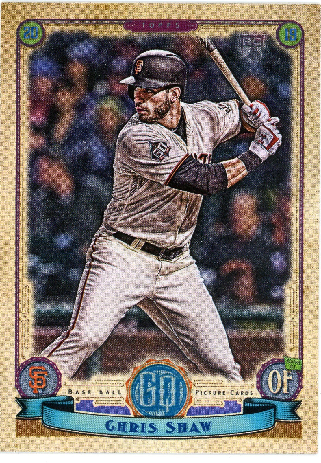 2019 Topps Gypsy Queen - Chris Shaw #248 (RC) Giants