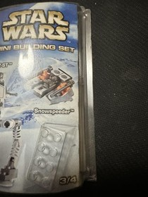 Vintage LEGO Star Wars 4486 AT-ST Snowspeeder Mini Building Set 76 New Sealed