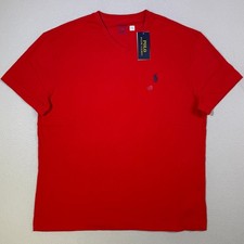 Polo Ralph Lauren Men's Classic-Fit V-Neck T-Shirt red medium 55