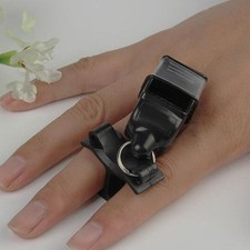 Referee Whistles Fingers Holder Whistle Finger Grip Equipment, Coaches