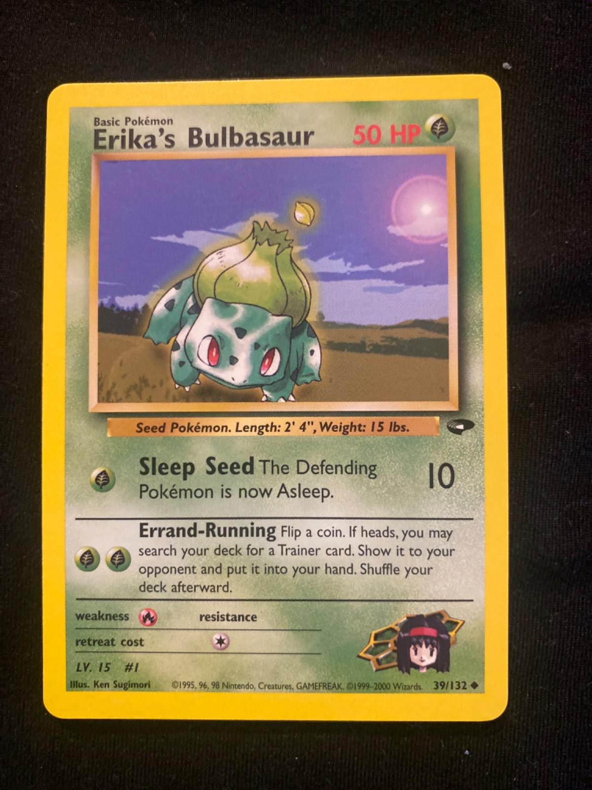Erika's Bulbasaur 39/132 Gym Challenge Regular