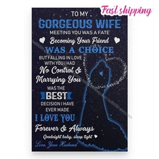 Husband To Wife Becoming Your Was A Choice Poster Wall Art Vertical
