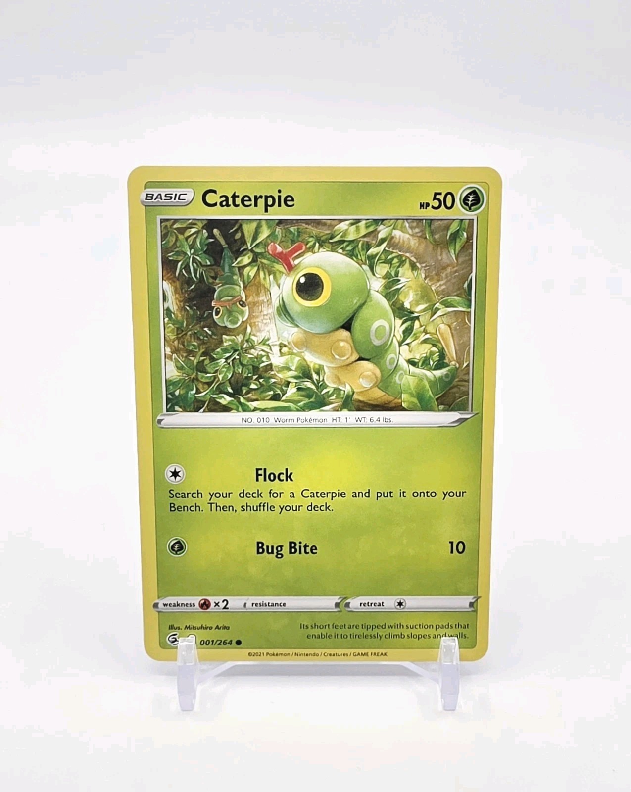 Caterpie Common Pokémon TCG Fusion Strike 1/264