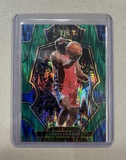 2022-23 Panini Select - Premier Level James Harden #125 Green Shock Prizm