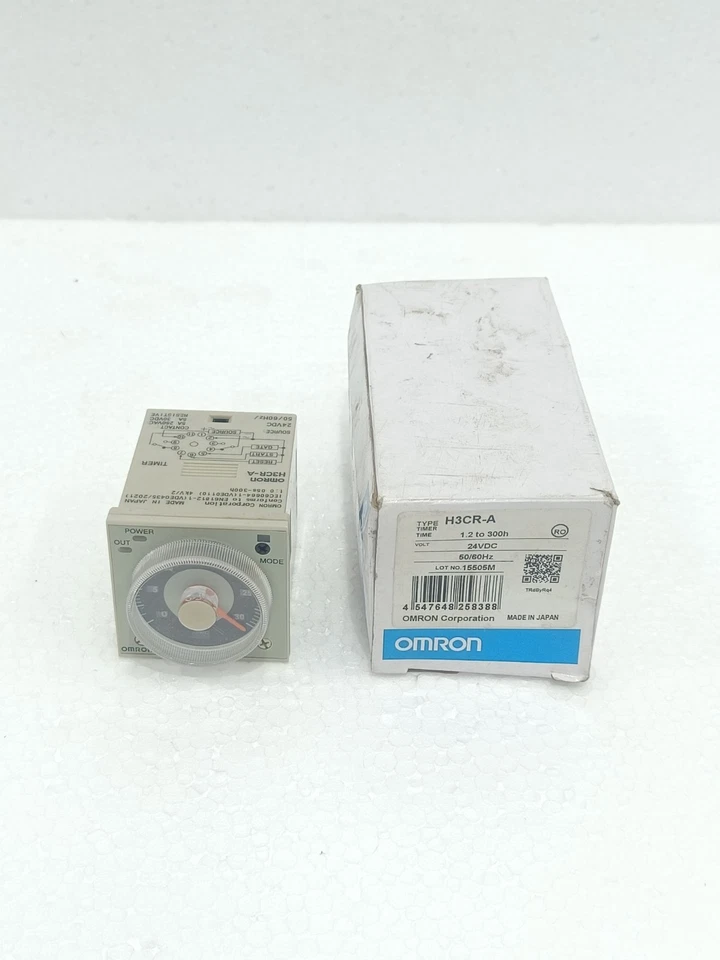 OMRON H3CR-A PANEL MOUNT TIMER 24V AC/DC SOLID STATE RELAY NOS 250V INDUSTRIAL - Image 2 of 4