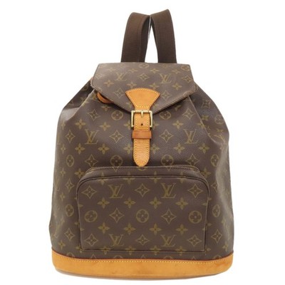 LOUIS VUITTON M51135 MontsourisGM Backpack Â· Daypack Monogram canvas  Lad...