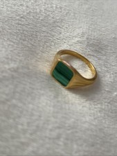 LUCY WILLIAMS SQUARE SIGNET RING  Missoma Size R