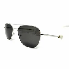 Vintage EAGLE EYES Freedom 31 R57 SLV #12031 6675 Aviator Sunglasses
