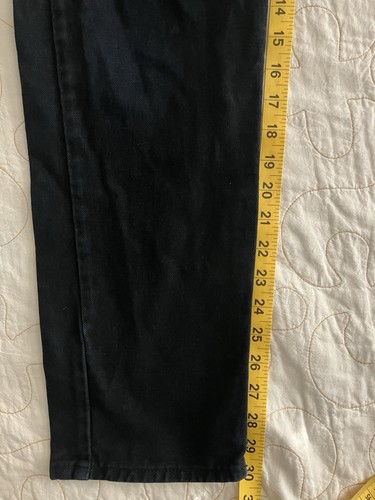 Vintage Levi’s Silver Tab Straight Jeans Men’s Fits 33x30 Black Made In USA by Levi's, $80 - Photo 5